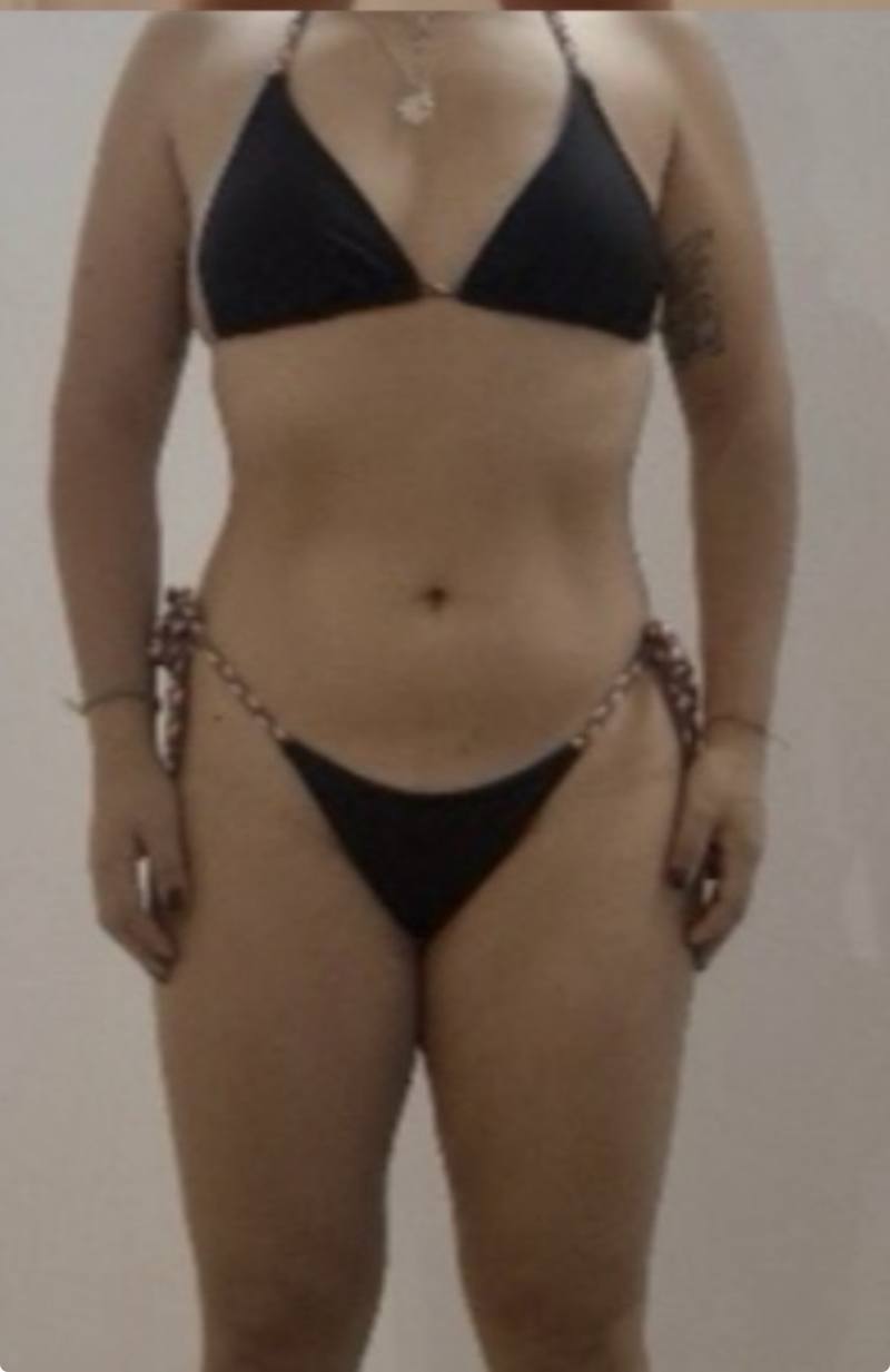 Rocío después de 3 meses con Método SK, −8kg